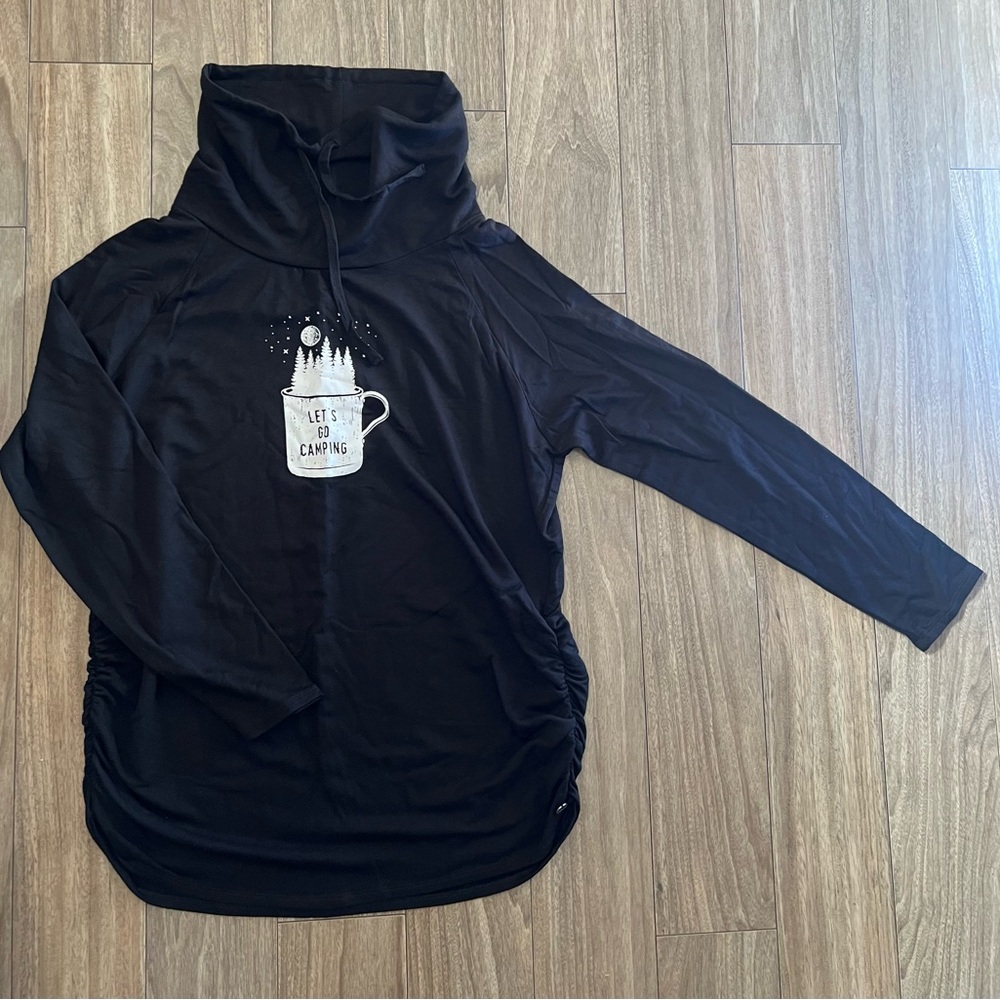 New “Let’s Go Camping” sweater